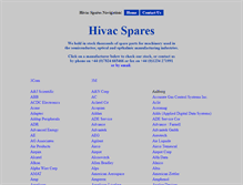 Tablet Screenshot of hivacspares.com